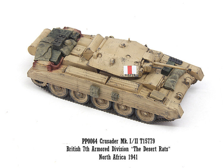 1/72 PP0064 Crusader Tank Model Desert Rat 7th Armored Division Finished Model