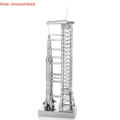 1/770 Metal High Quality USA Apollo 11 Saturn V w/ Gantry Unassembled Model