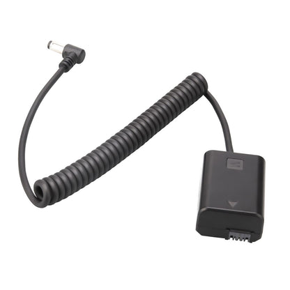 Decoded NP-FW50 Dummy Battery DC Coupler Cable for Sony ZV-E10 A7 A7R A7S A7M