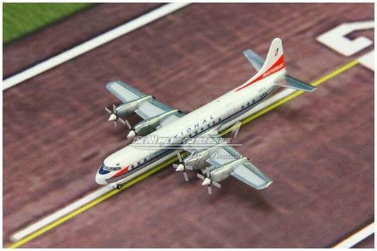 1:400 GeminiJets NATIONAL Lockheed L-188A Passenger Airplane Diecast Plane Model