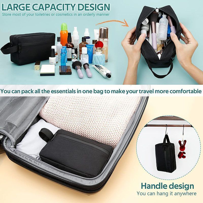 Toiletry Business Hanging Cosmetic Makeup Organizer Bag Large Traveling Oxford