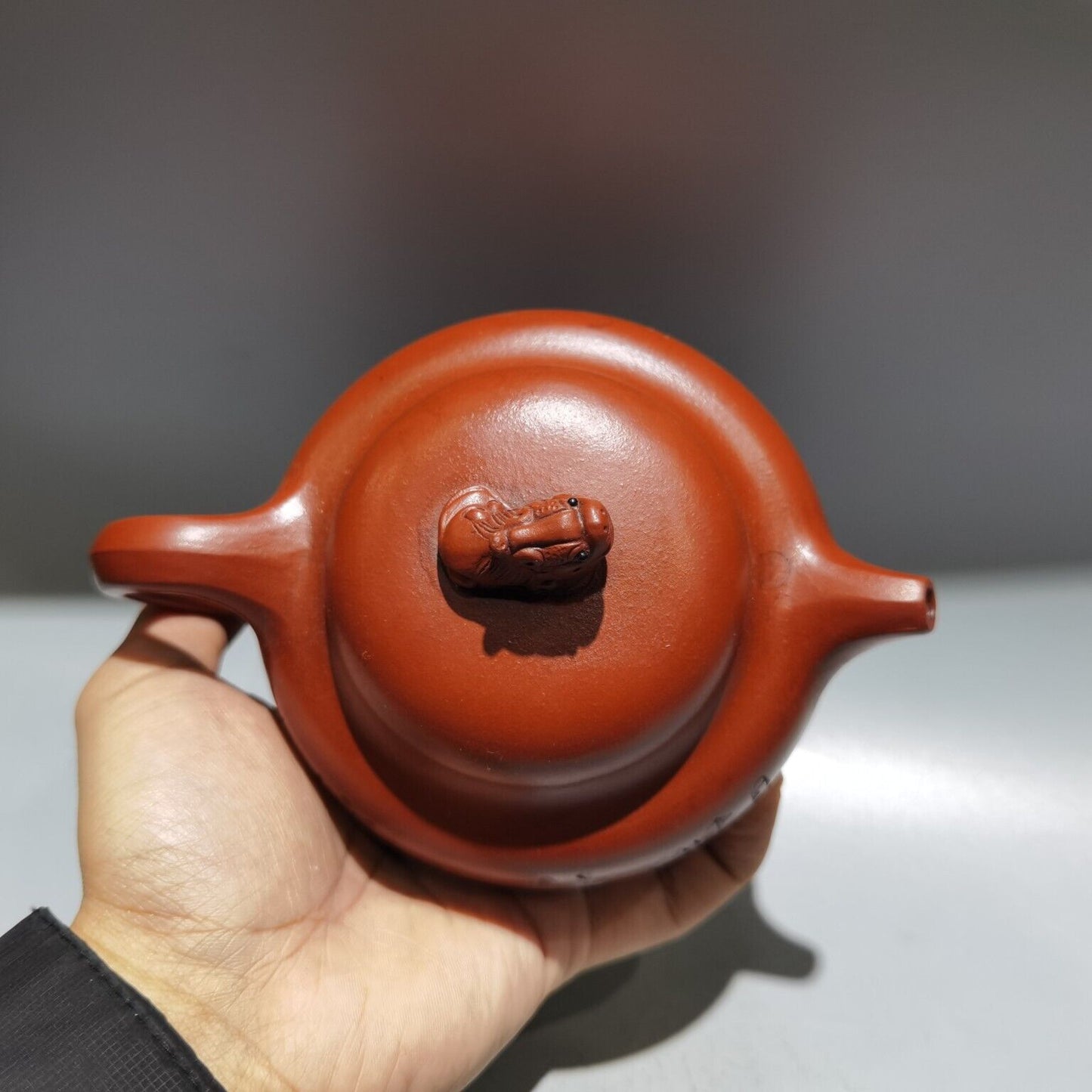 Chinese Yixing Purple Clay Teapot Tea Set Pot Zisha Ceramic Cute Decor Figurine