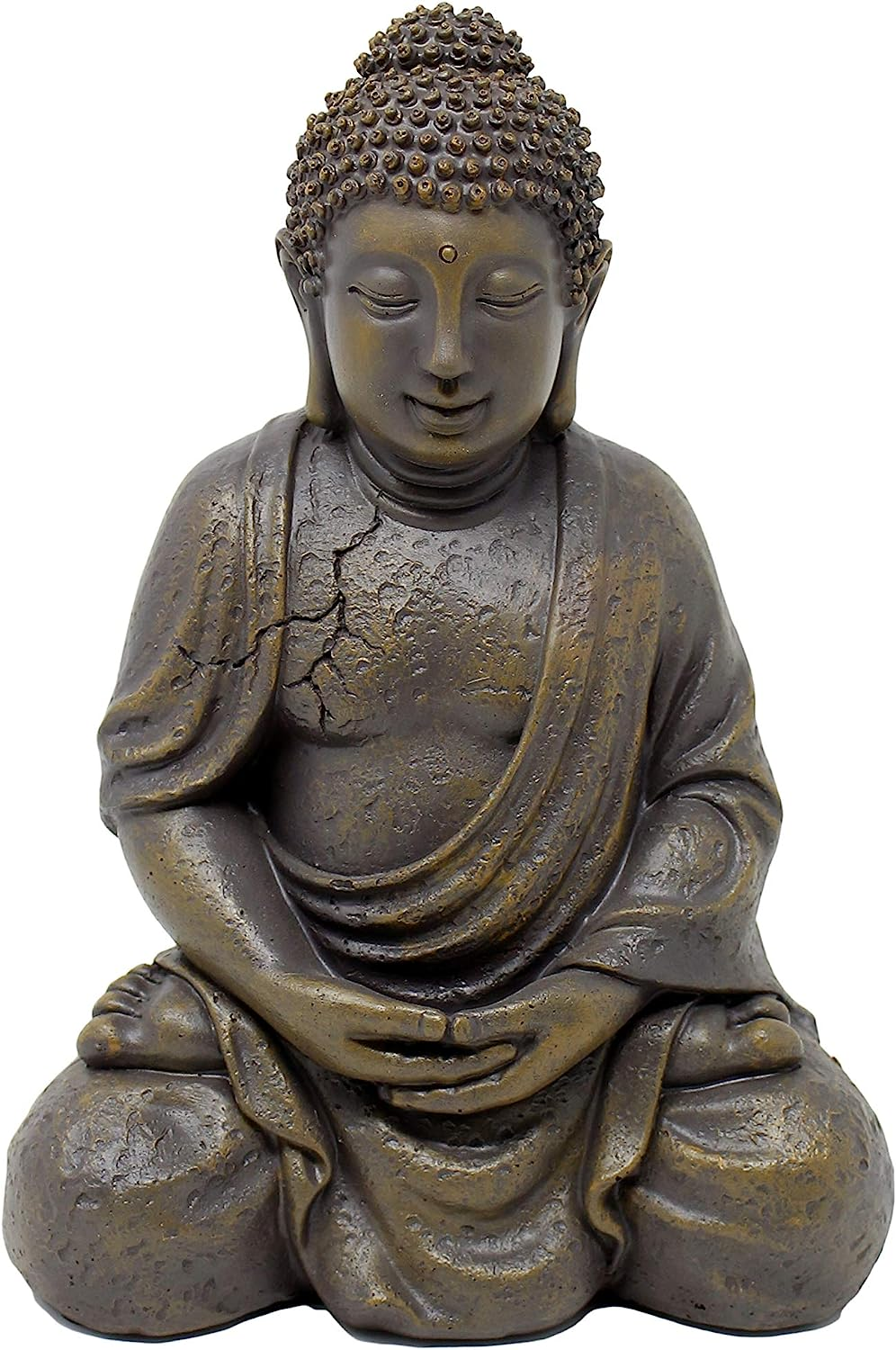 Buddha Statue Meditation Resin Table Top Figurine Home Feng Shui Decoration Gift