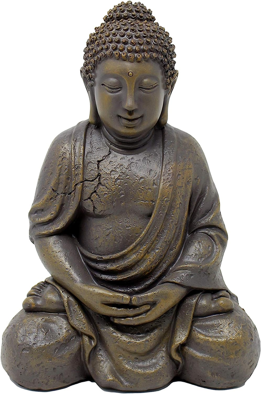 Buddha Statue Meditation Resin Table Top Figurine Home Feng Shui Decoration Gift
