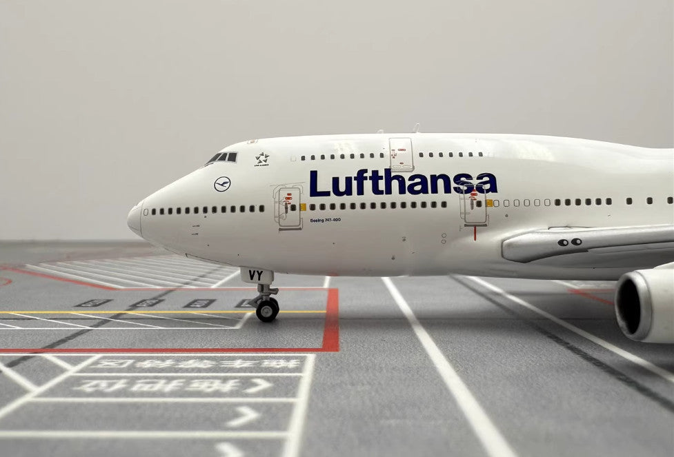 1:400 YY Wings Lufthansa BOEING 747-400 Passenger Aircraft Diecast Plane Model