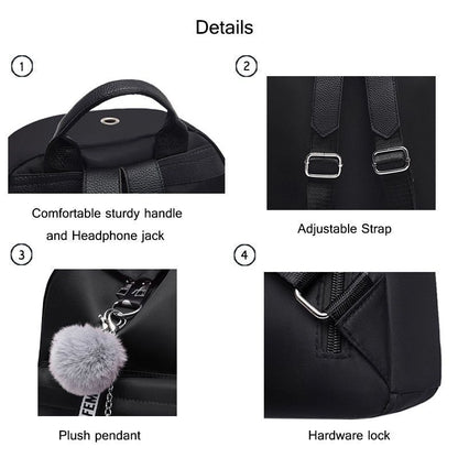 Oxford Backpacks Waterproof Shoulder Traveling School Bags Retro School 20-35 L