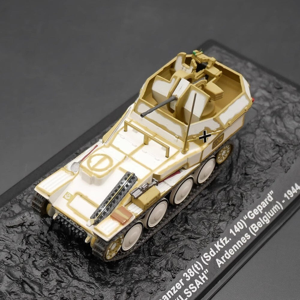 1/72 German Flakpanzer 38t 20mm Anti-aircraft Semi-Alloy Military Tanks Model