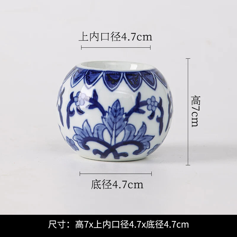 Blue and White Porcelain Ceramic Household Dining Table Desktop Decoration