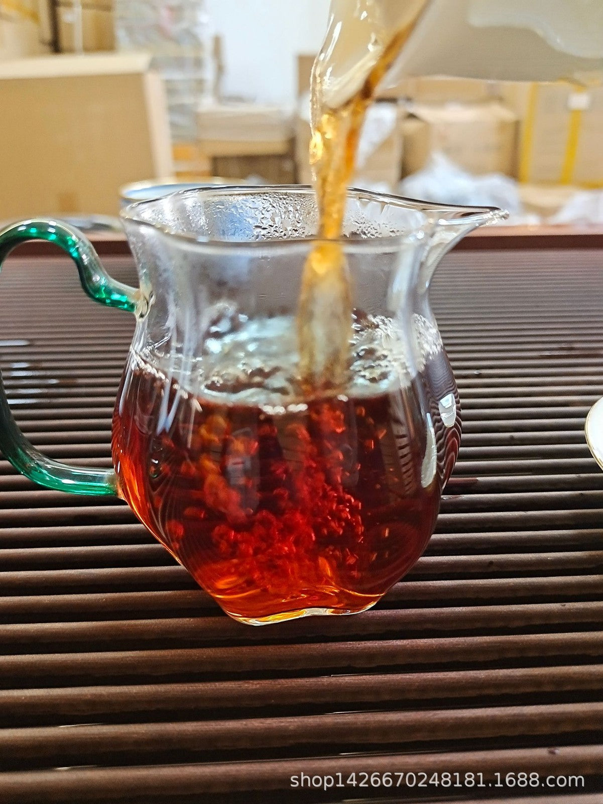 100g Yunnan Pu'er Tea Ripe Tea Dark Tea Brown Mountain Tea