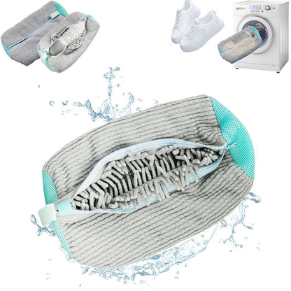 NEW Reusable Zippered Shoes Laundry Bag - Washing Machine Safety Cleaner Tool