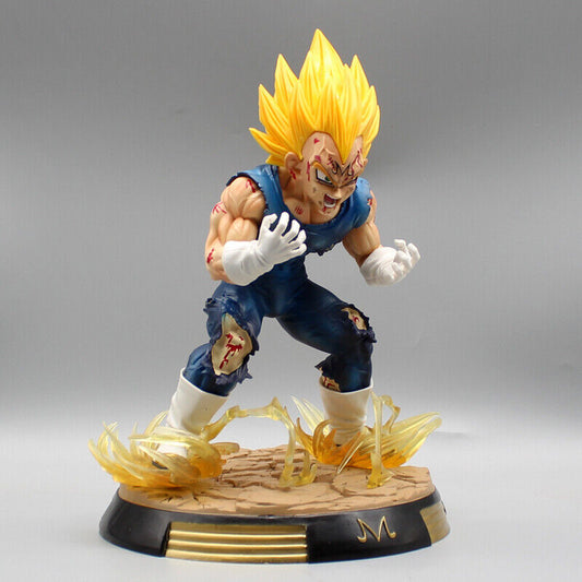 Anime Dragon Ball Z Super Saiyan Majin Vegeta PVC Figure Statue New No Box 27cm