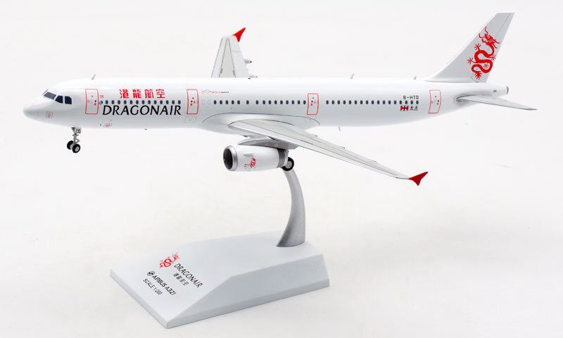 1:200 JC Wings Dragonair Airbus A321 Passenger Airplane Diecast Aircraft Model