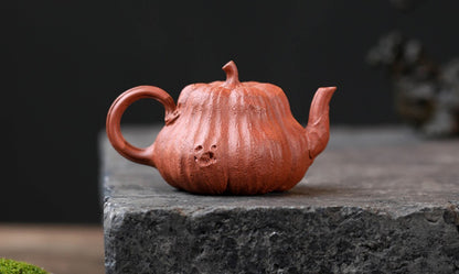 120cc chinese Yixing Handmade Zisha teapot JiangPoNi pumpkin Gongfu Tea Pot