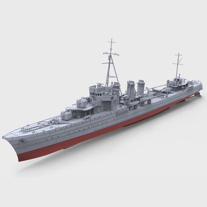 SSMODEL SSC745S 1:700 BourrasqueClass French Destroyer Bourrasque 1939 Full Hull