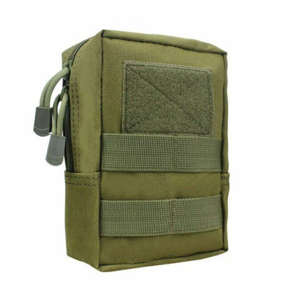 Multifunctional 1000D Waist Bag Outdoor Tool Zipper Pack Accessories Belt Pouch