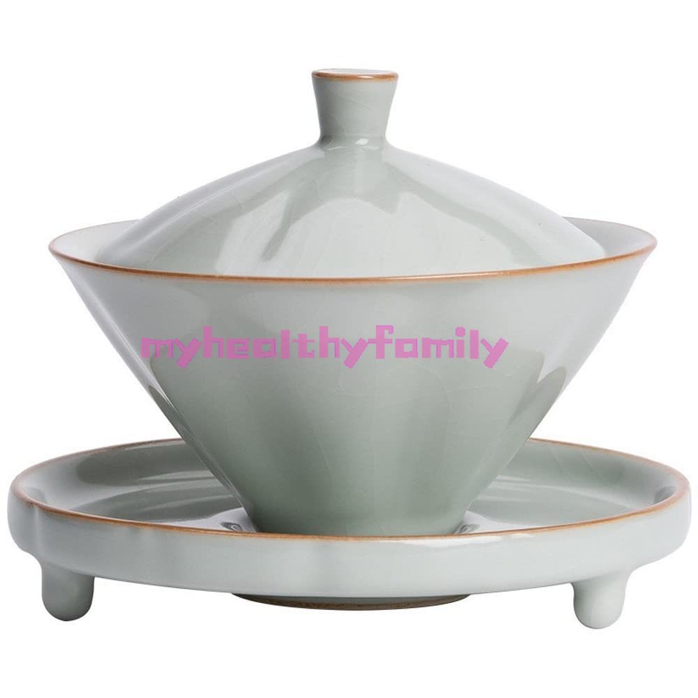 150ml Tradition Gaiwan Ceramic Teacup Bowl Kung Fu Tea Set Tea Ceremony Decorate