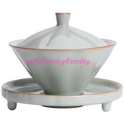 150ml Tradition Gaiwan Ceramic Teacup Bowl Kung Fu Tea Set Tea Ceremony Decorate