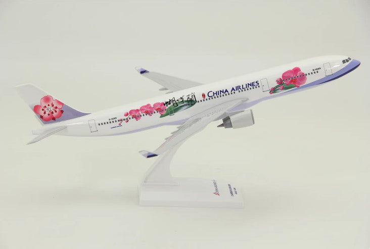 32CM 1:200 Risesoon China Airlines AIRBUS A330-300 Aircraft ABS Plastic Model