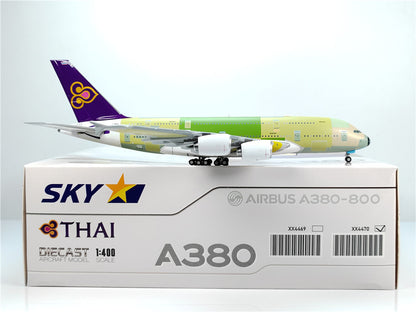 1:400 JC Wings THAI AIRBLUS A380 Passenger Airplane Diecast Aircraft Model