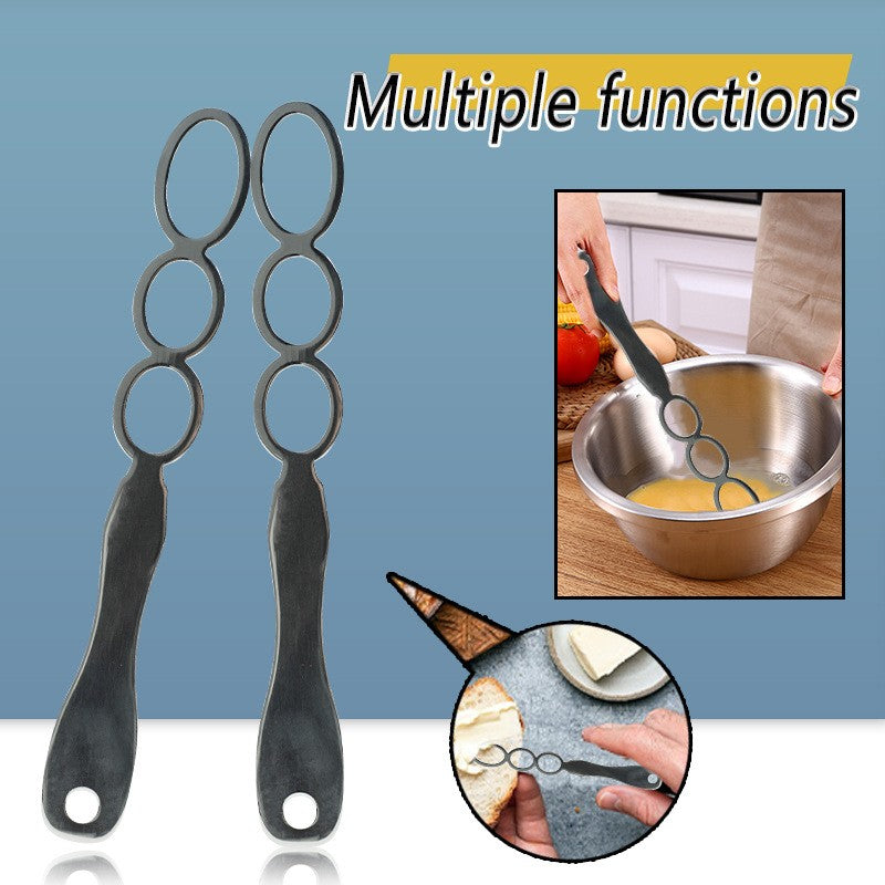 Peanut Butter Stirrer Stainless Steel Stirring Tool Heat Resistant No Mess Desig