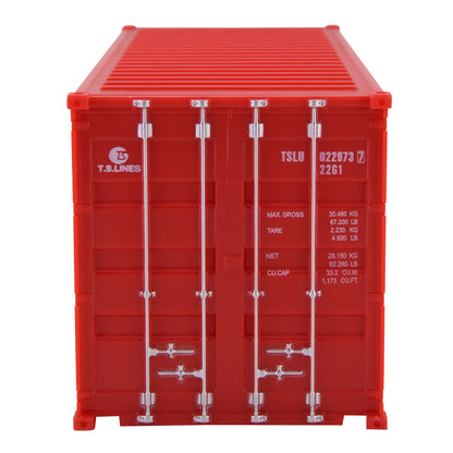 1:35 T.S.LINES 20GP Shipping Container Model Plastic Office Home Decorate Toy