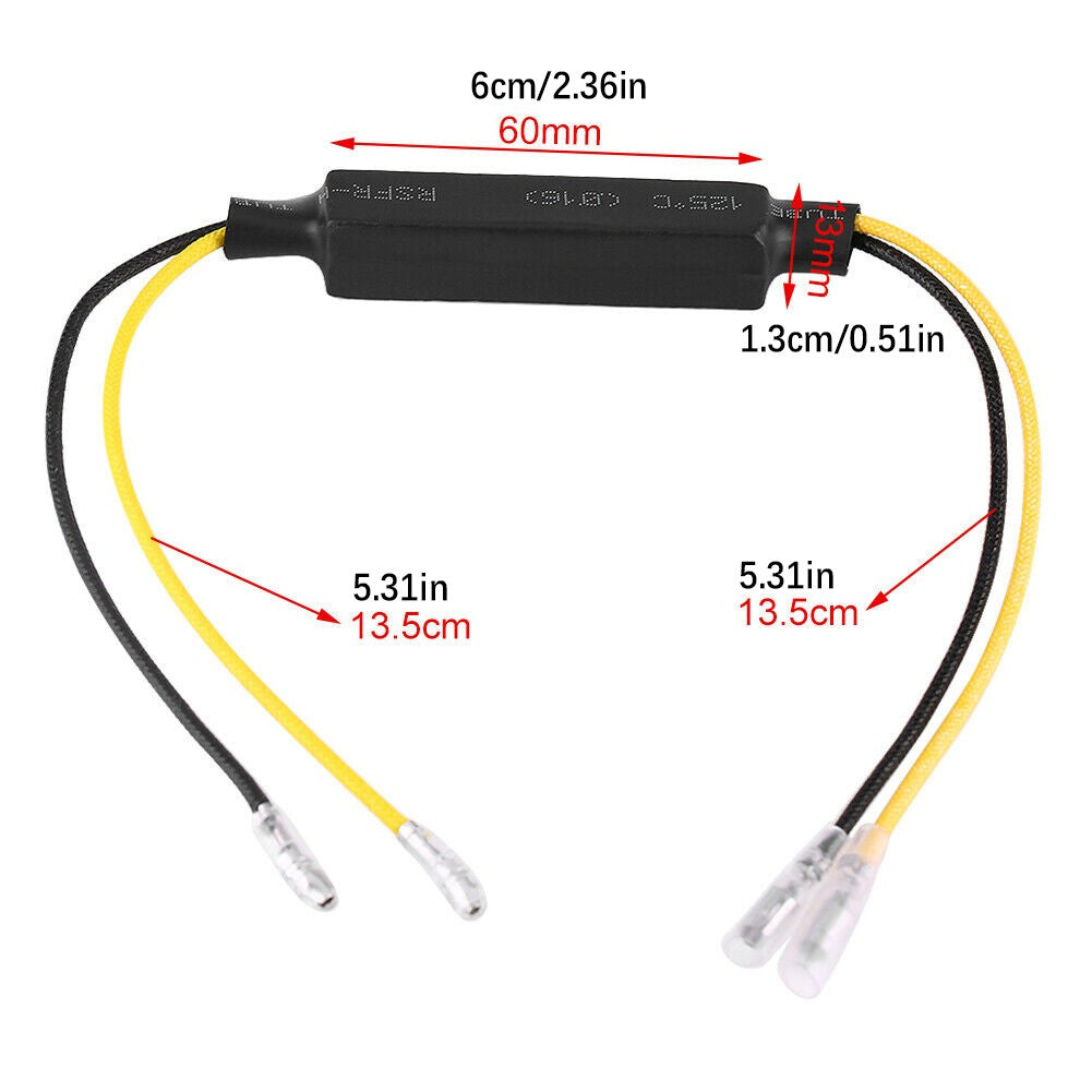 4Pcs 21W LED Load Resistor Decoder Motorcycle Turn Signal Indicator Light Lamp