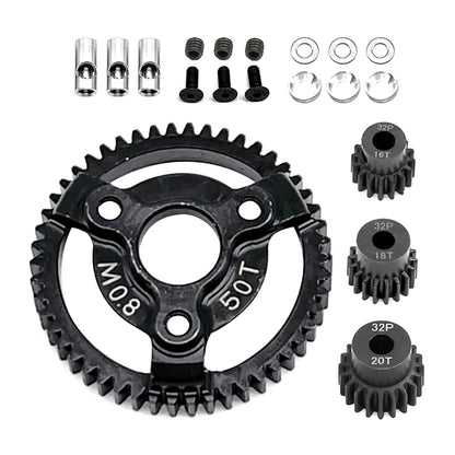 0.8M 32P Spur Gear 50T 16T 18T 20T For Traxxas Slash 2WD VXL XL-5 Bandit 1/10 F