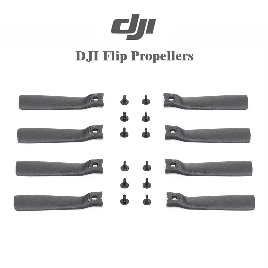 DJI Flip Propellers – Low Noise, Balanced, 4.0×2.2", 2 Pairs + Screws, Flip Only
