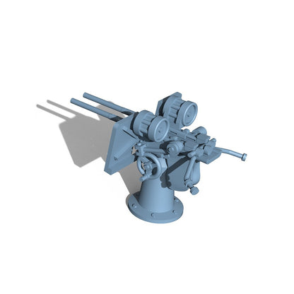1/144 Model Upgrade Part WWII USN Twin & Shield Oerlikon Anti-Aircraft Gun TypeB