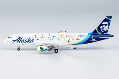 1:400 NG Model Alaska AIRBUS A320 Passenger Aircraft Diecast Airplane Model