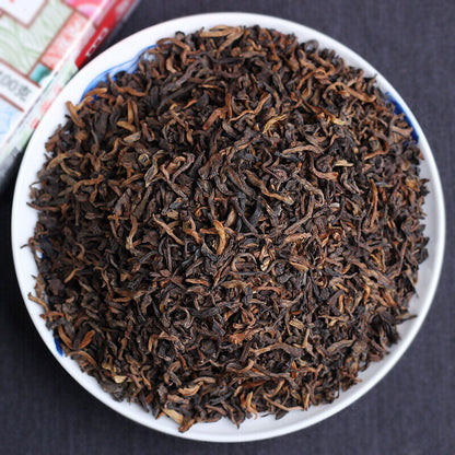 HAIWAN Old Comrade Puer Tea Ripe 2019 100g Yunnan Laotongzhi Pu'er Tea Loose Tea