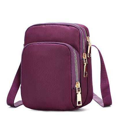 Women Crossbody Zipper Mobile Phone Shoulder Bag Lady Female Handbag