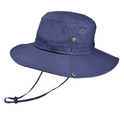 Sun Hat UV Protection Wide Brim Breathable Bucket Cap Summer Fishing Men Women