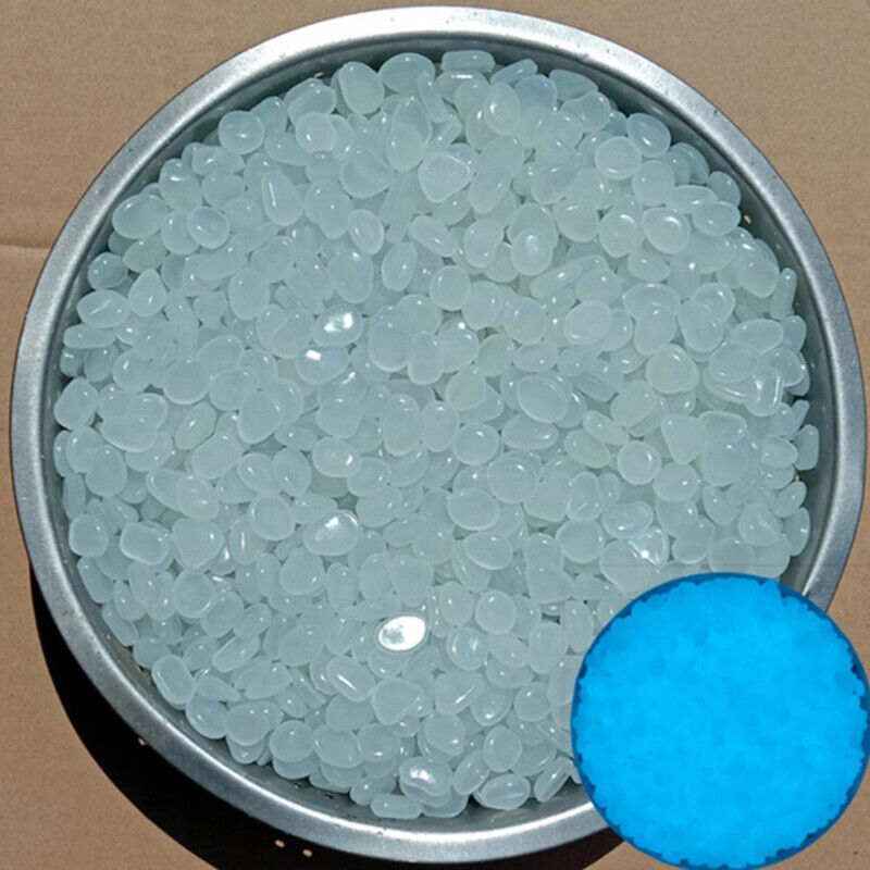 100Pcs/Bag Mixed Color Outdoor Luminous Stones Glow In Dark Garden Pebbles