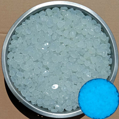 100Pcs/Bag Mixed Color Outdoor Luminous Stones Glow In Dark Garden Pebbles