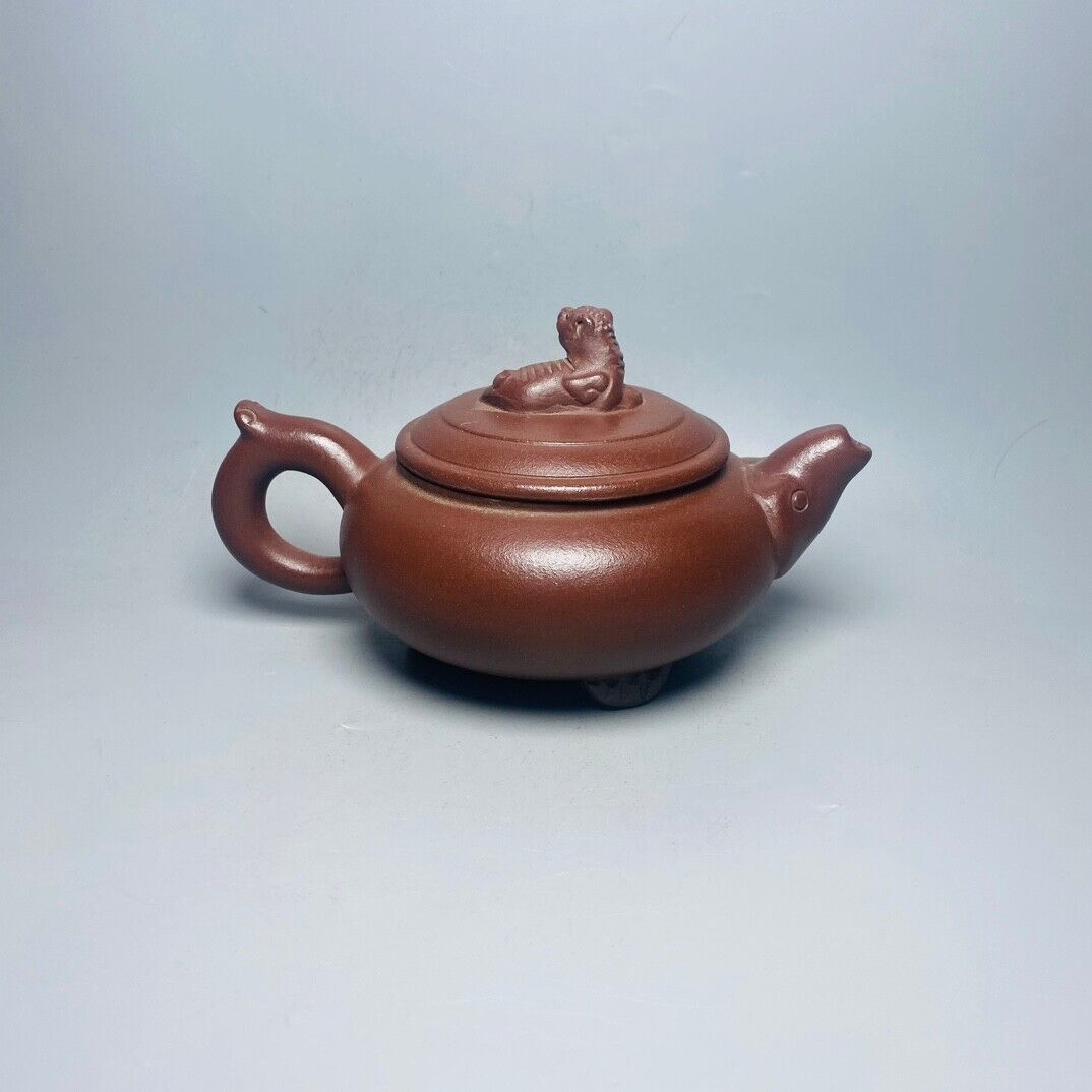 Chinese Yixing Zisha Clay Handmade Exquisite Teapot （藏龙卧虎 底款：尹益中）