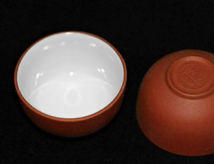 4 Pcs Chinese Yixing Zisha 25ml Clay Tea Cup