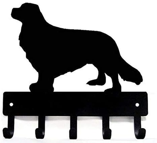 Cavalier King Charles Spaniel Dog Key Rack Hanger - 6 inch/9 inch Metal Wall Art