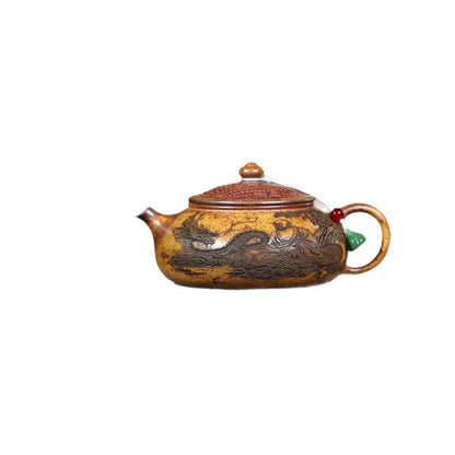Yixing Zisha Teapot Handmade By Famous Masters 310cc