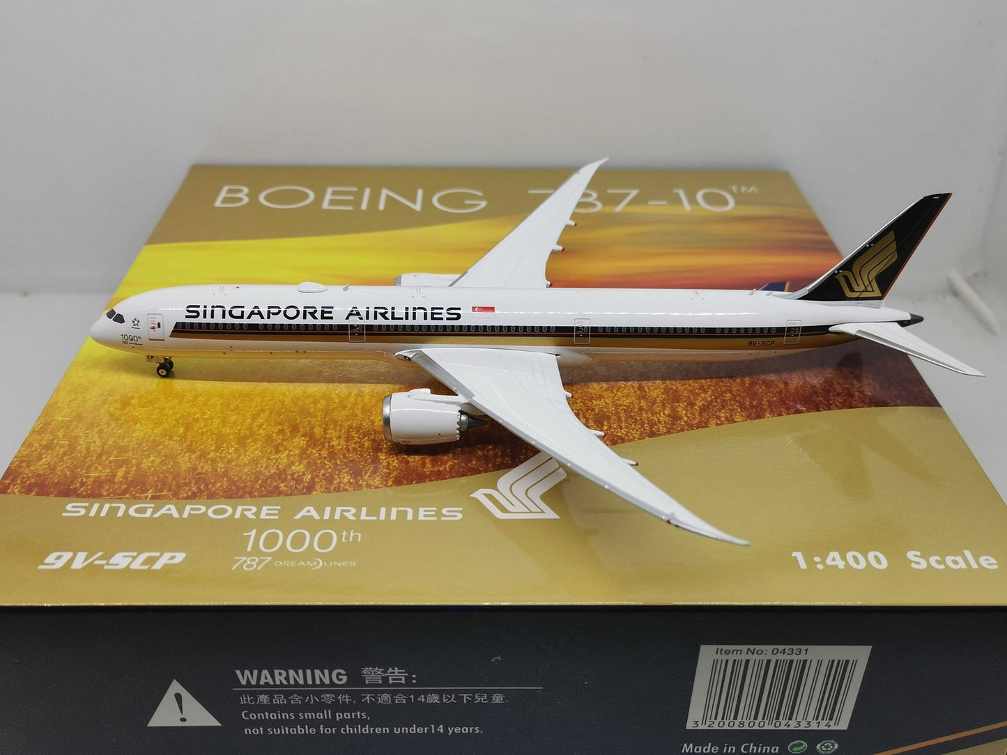 1:400 Phoenix SINGAPORE AIRLINES PACIFIC B787-10 Airplane Diecast Aircraft Model