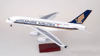 46CM 1:160 SINGAPORE AIRLINES AIRBUS A380 Aeroplane Landing Gear Resin Model