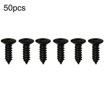 50Pcs/Set Black Electric Guitar Bass Pickguard Screws For Fender Strat/Tele