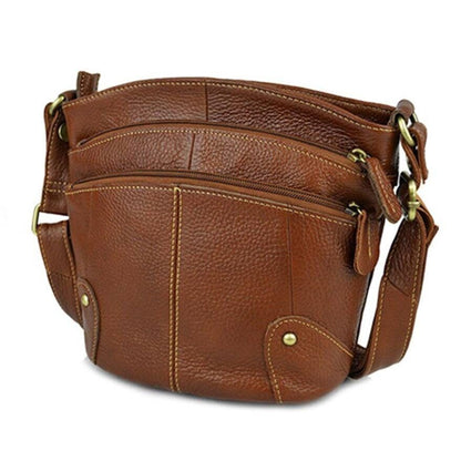 00% Cowhide Women Crossbody Bag Leather Messenger Bags Ladies Shoudler 2023
