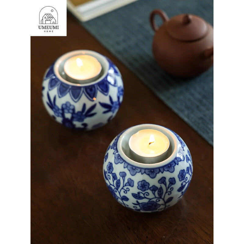 Blue and White Porcelain Ceramic Household Dining Table Desktop Decoration