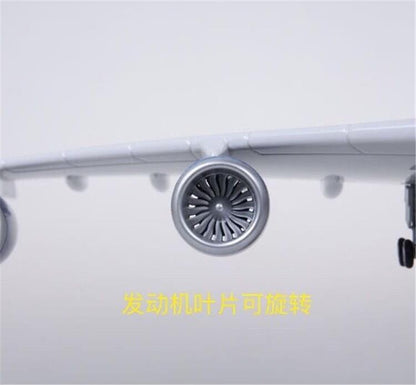 46CM 1:160 BRITISH AIRWAYS AIRBUS A380 Airplane Landing Gear Resin Plane Model