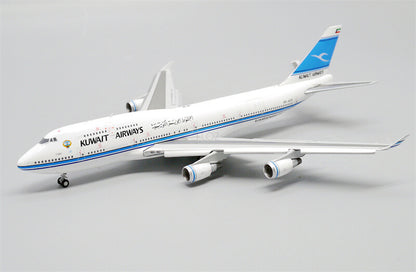 JC Wings Kuwait Airways for Boeing 747-400 9K-ADE Flaps Down 1/400 Plane Model