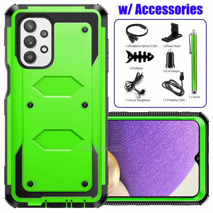 For Samsung Galaxy A32 5G Ultra Shockproof Case Phone Cover w/ Accessories
