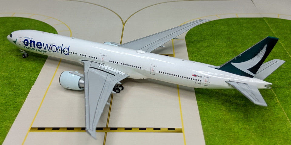 1:400 JC Wings CATHAY PACIFIC One World BOEING 777-300ER Airplane Diecast Model