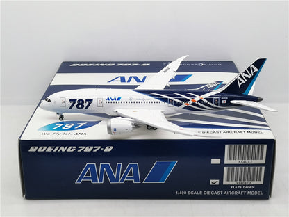 1:400 JC Wings ANA B787-8 Flap Down Passenger Airplane Diecast Aircraft Model