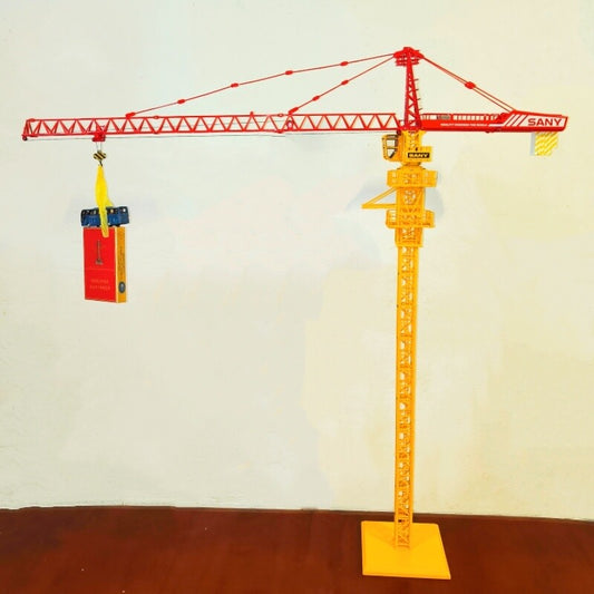 1:75 SANY Tower Crane Constuction Machine Equipment Diecast Model Collection